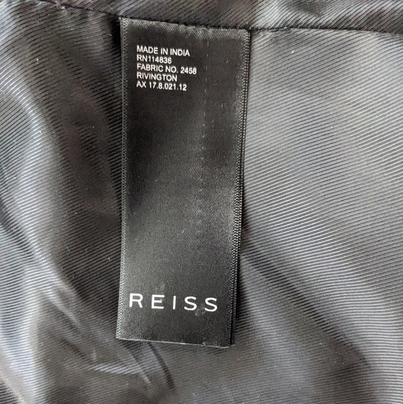 Reiss Rivington collarless leather jacket - Picture 14 of 15